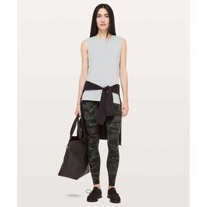 Lululemon Align Nulu Leggings Pant *Full Length 28" in Green Camo Print Size 4